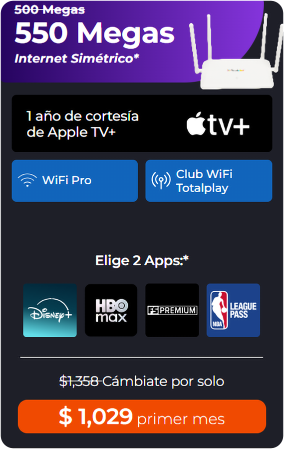 Internet 550MB