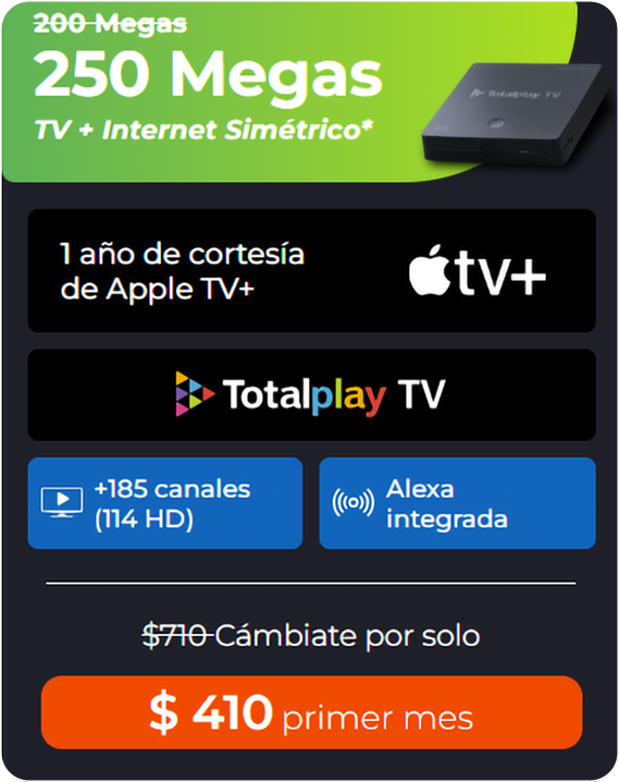 Internet TV 250MB